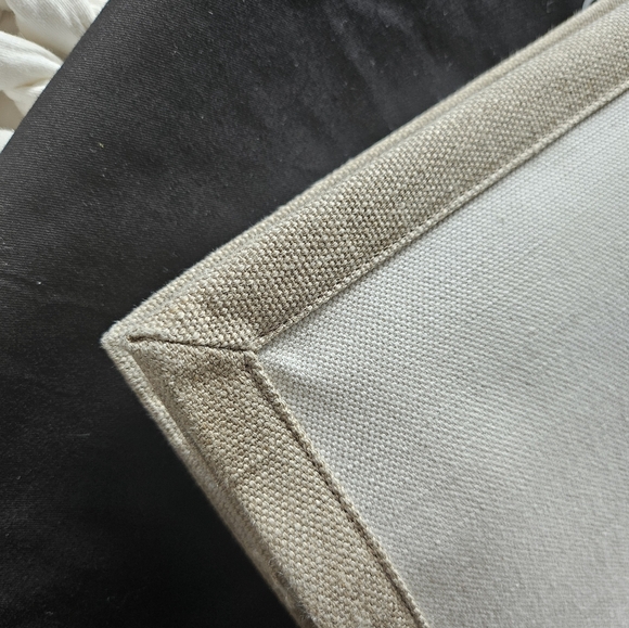 RIVE GAUCHE TOTE IN CANVAS WHITE LINEN SMALL - Picture 5 of 9